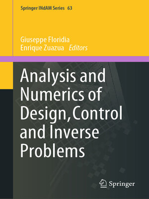 cover image of Analysis and Numerics of Design, Control and Inverse Problems